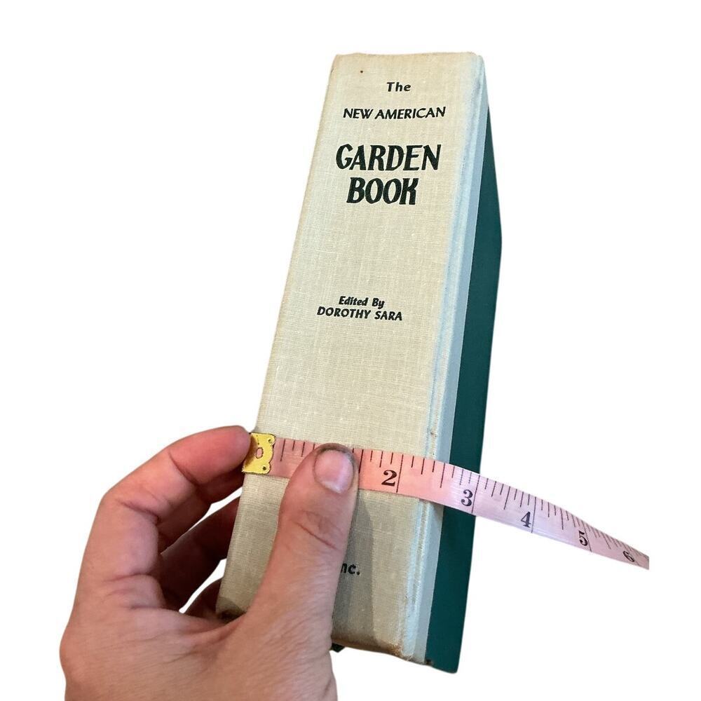 Vintage The New American‎ Garden Book Dorothy Sara 1958 Illustrated Manual MCM